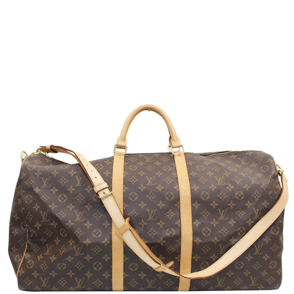 Louis Vuitton Keepall 60 Bandouliere Monogram Travel Bag - full view