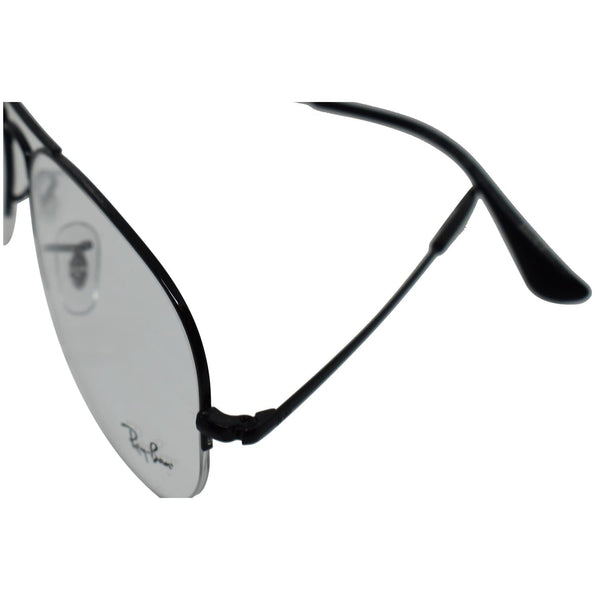 Ray-Ban RX6589 2509 59 Aviator Gaze Eyeglasses Polished Black/Demo Lens