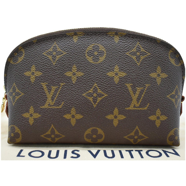 LOUIS VUITTON Monogram Canvas Cosmetic Pouch Brown