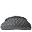 CHANEL Timeless Caviar Quilted Leather Clutch Black