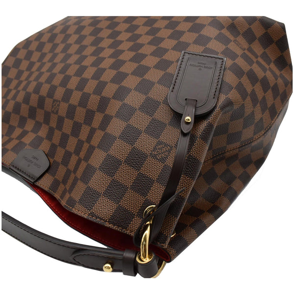 LOUIS VUITTON Graceful MM Damier Ebene Shoulder Bag Brown