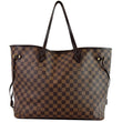 Louis Vuitton Neverfull GM Damier Ebene Tote Bag Brown
