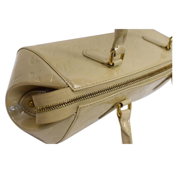 Louis Vuitton Sherwood PM Blanc Corail Monogram Vernis Shoulder Bag Bronze