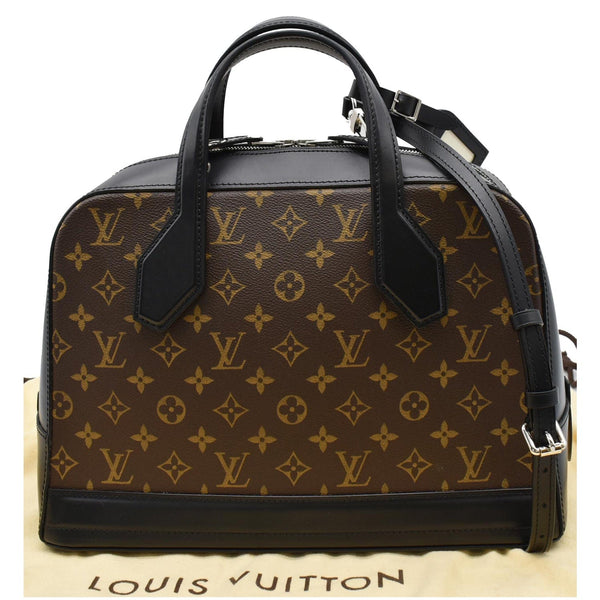 LOUIS VUITTON Dora MM Monogram Canvas Shoulder Bag Brown