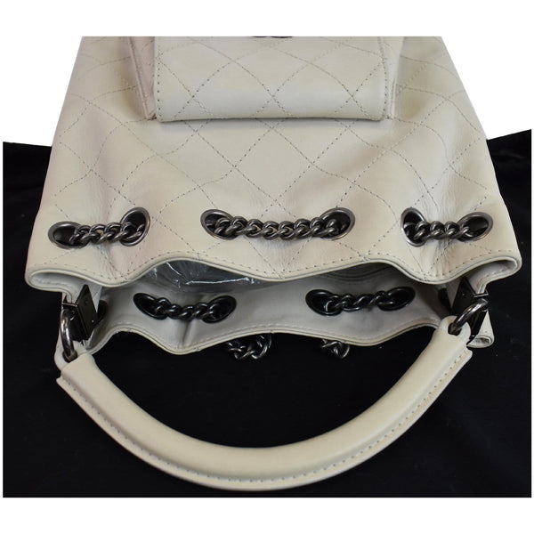 Chanel Urban Luxury Drawstring Calfskin Leather Bag