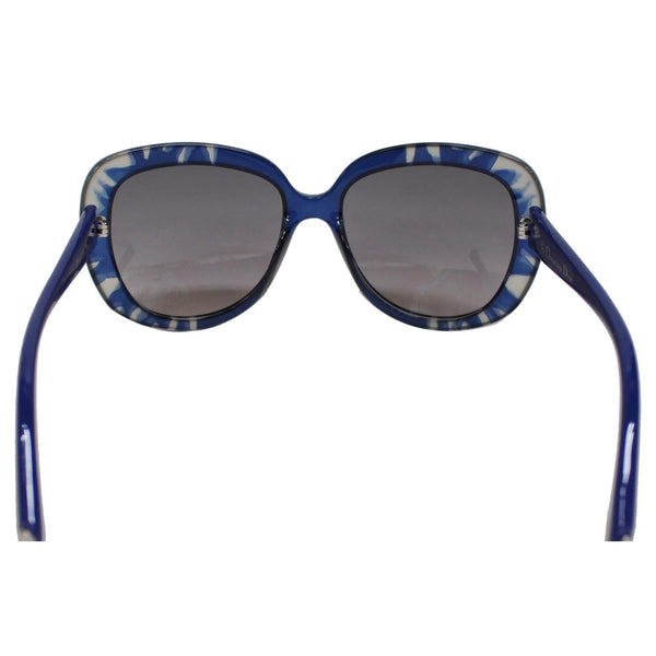 CHRISTIAN DIOR TIEDY1/S 098M/EU Flower Blue Sunglasses Grey Lens