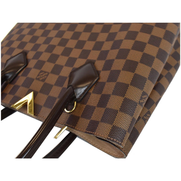 LOUIS VUITTON Kensington Damier Ebene Shoulder Bag Brown