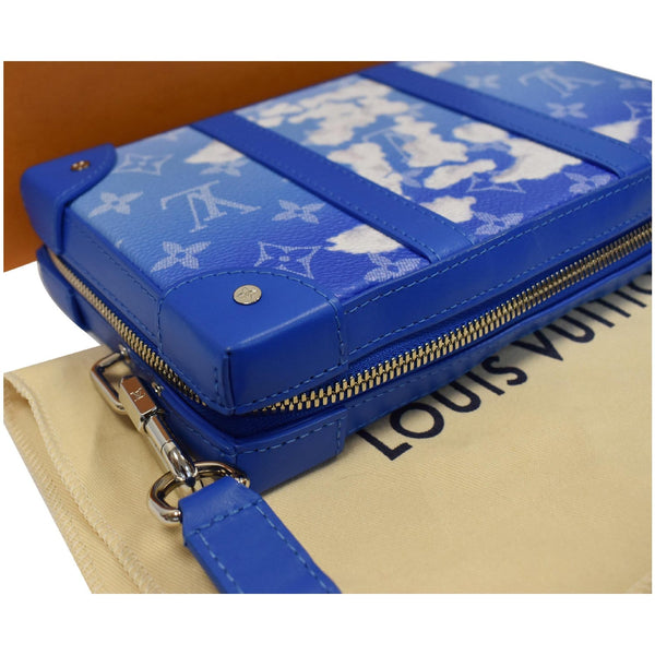 LOUIS VUITTON Soft Trunk Monogram Clouds Crossbody Bag Blue