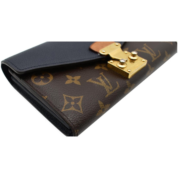 LV Pallas Monogram Canvas Pallas Wallet - padlock security
