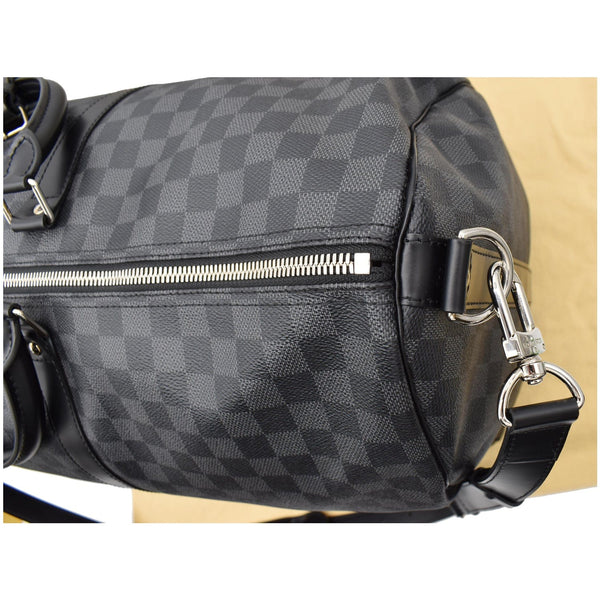 Louis Vuitton Keepall 55 Damier Graphite Travel Bag Black