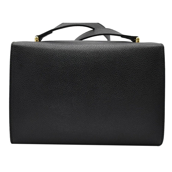 GUCCI Zumi Small Grainy Leather Chain Crossbody Bag Black 576388