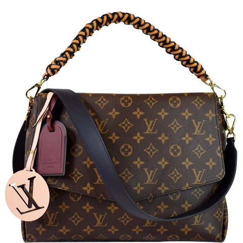 LOUIS VUITTON Beaubourg MM Monogram Canvas Shoulder Bag Brown