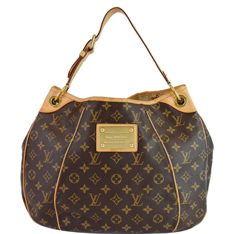 LOUIS VUITTON Galliera PM Monogram Canvas Shoulder Bag Brown