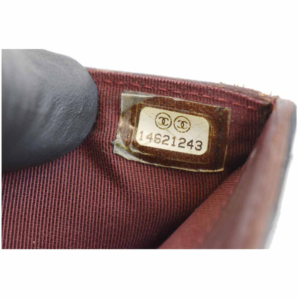 Chanel CC Lambskin Leather Bifold Wallet item code 