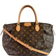 LOUIS VUITTON Turenne MM Monogram Canvas 2 Way Shoulder Bag Brown