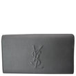 Yves Saint Laurent Leather Clutch Wallet Black - DDH
