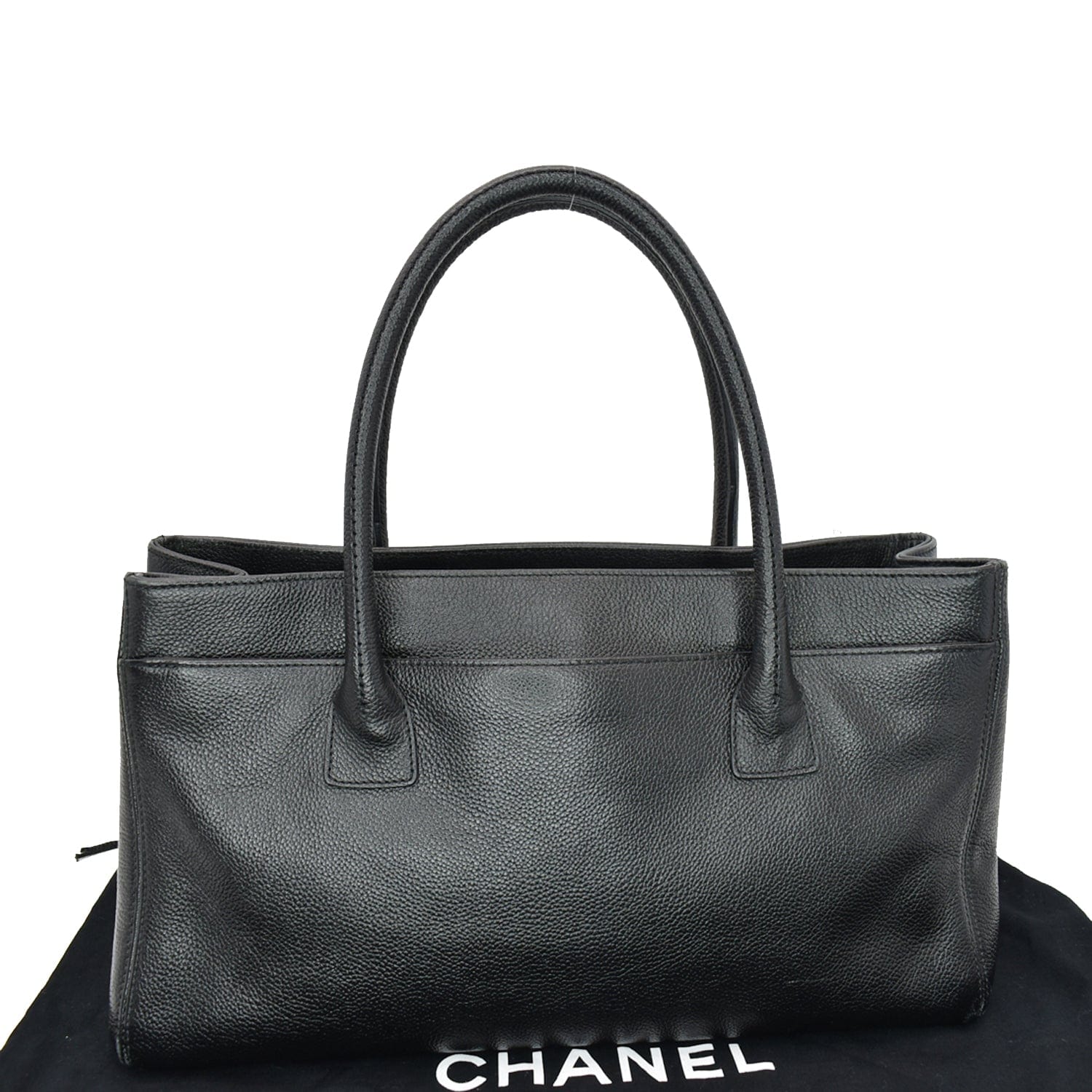 Chanel Black East West Flap Shoulder Bag at 1stDibs