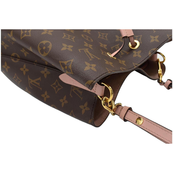 LOUIS VUITTON Neonoe MM Monogram Canvas Shoulder Bag Pink