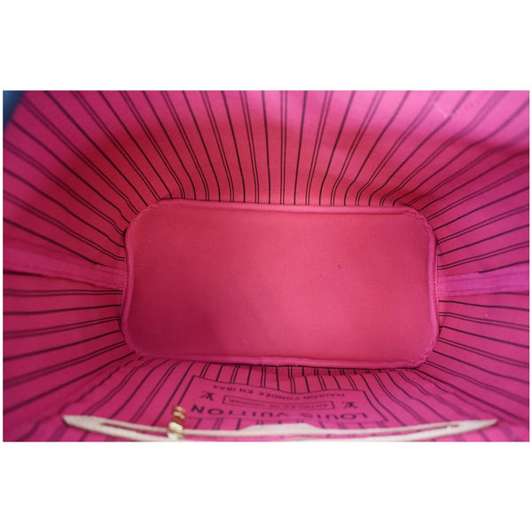 LOUIS VUITTON Bay Neverfull MM Monogram Canvas Shoulder Bag Fuchsia