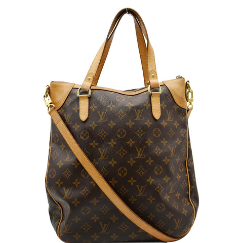 LOUIS VUITTON Odeon GM Monogram Canvas Shoulder Bag Brown