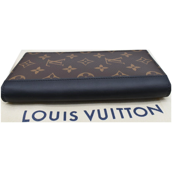 LOUIS VUITTON Brazza Monogram Macassar Wallet Brown