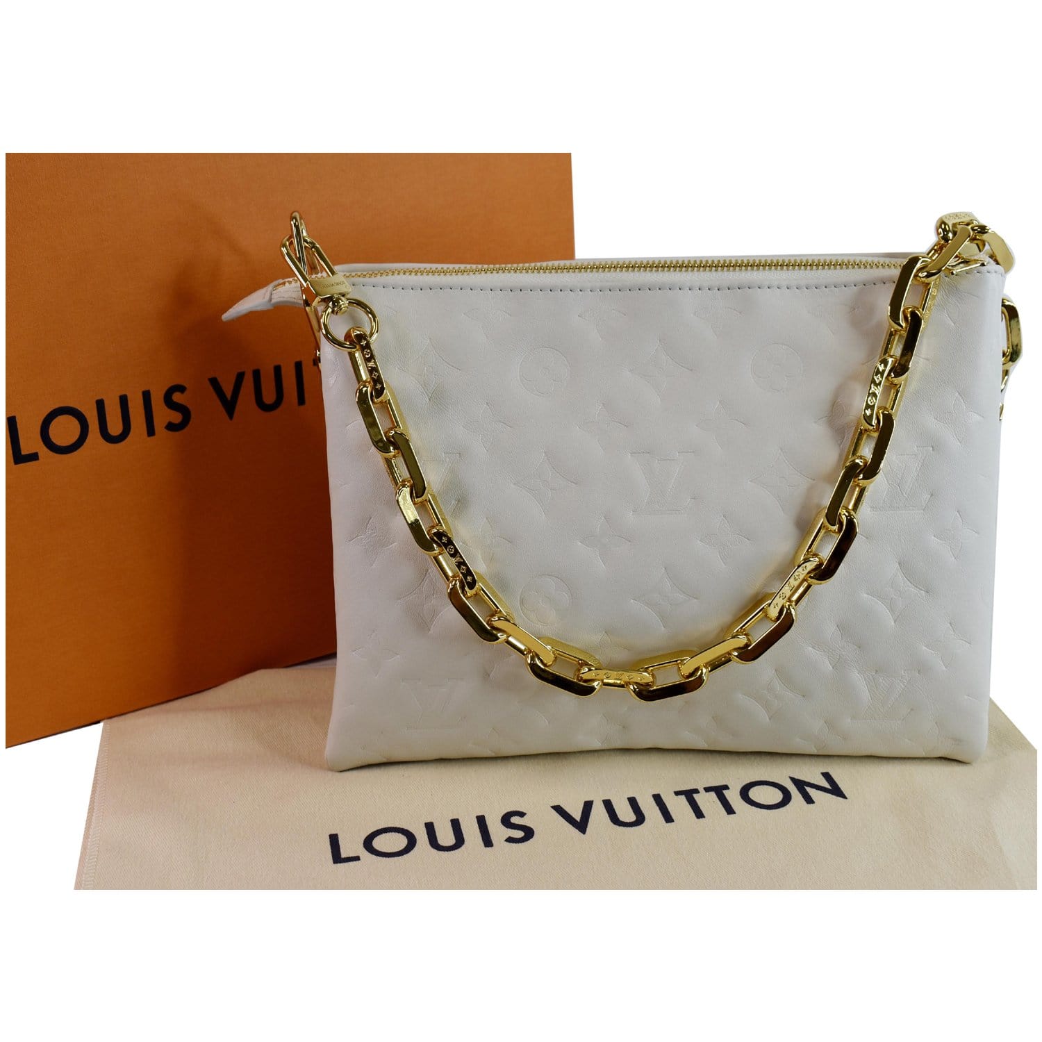 Louis Vuitton Coussin PM Monogram Embossed Shoulder Bag Louis Vuitton Coussin PM Monogram Embossed Shoulder Bag