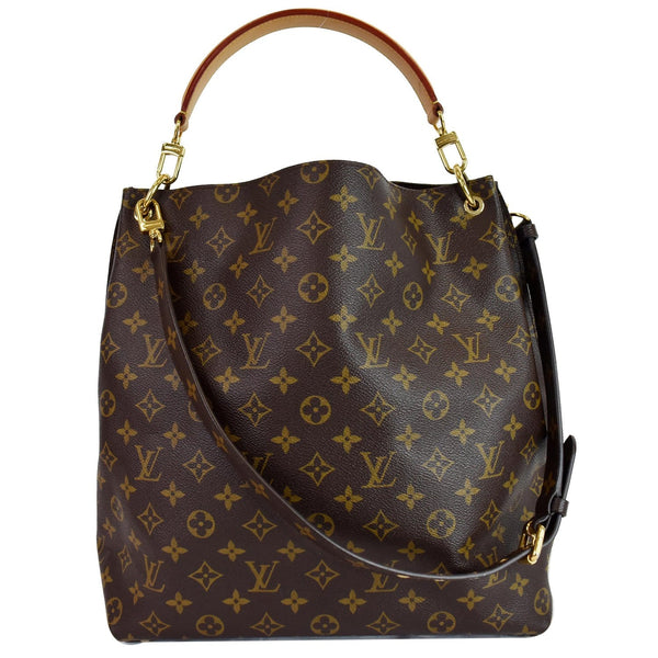 Louis Vuitton Metis Hobo Monogram Canvas Shoulder Bag - leather handle