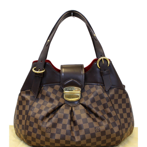 LOUIS VUITTON Sistina GM Damier Ebene Shoulder Handbag