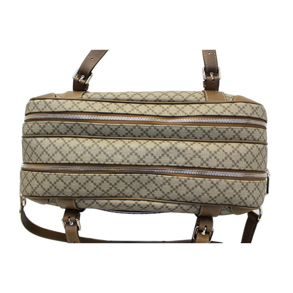 Gucci Travel Bag Diamante Men's Briefcase Beige - side view