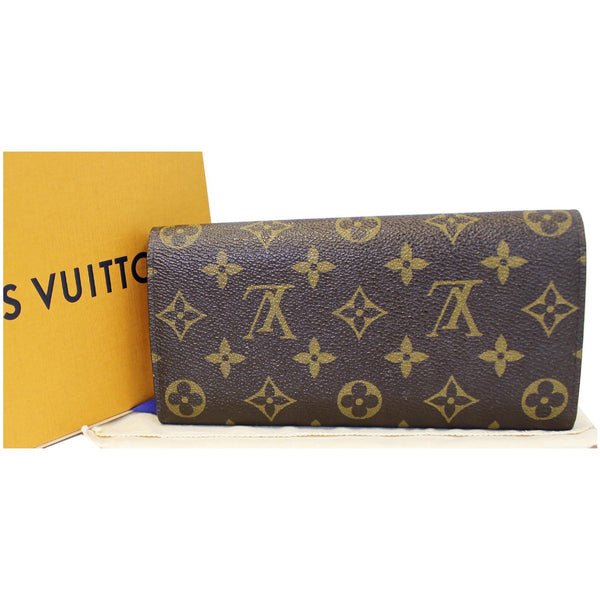 Louis Vuitton Emilie Wallet Monogram Canvas Front Look
