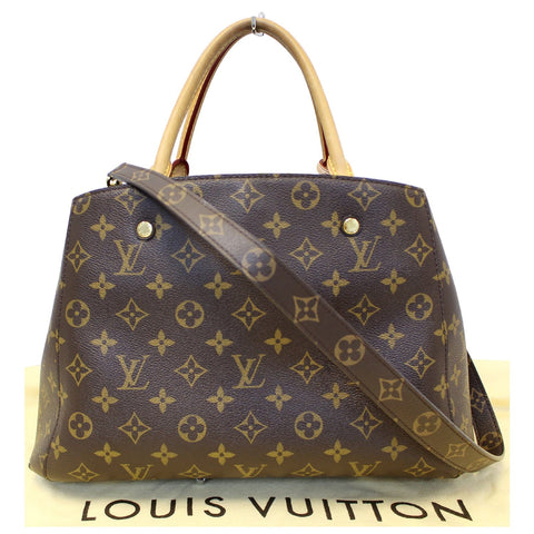 LOUIS VUITTON Montaigne MM Monogram Canvas Shoulder Bag