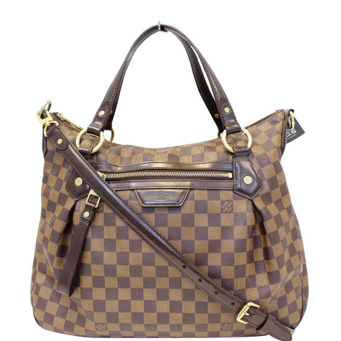 LOUIS VUITTON Evora MM Damier Ebene Tote Shoulder Bag - 25% OFF