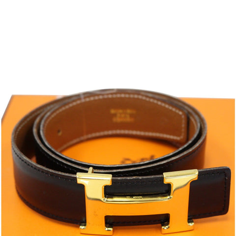 HERMES Belt Constance Buckle H Reversible Size 33