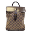 Louis Vuitton Damier Ebene Soho Backpack Bag Brown