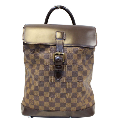 LOUIS VUITTON Soho Damier Ebene Backpack Bag Brown - 20% OFF
