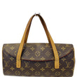 LOUIS VUITTON  Sonatine Monogram Canvas Satchel Bag Brown-US