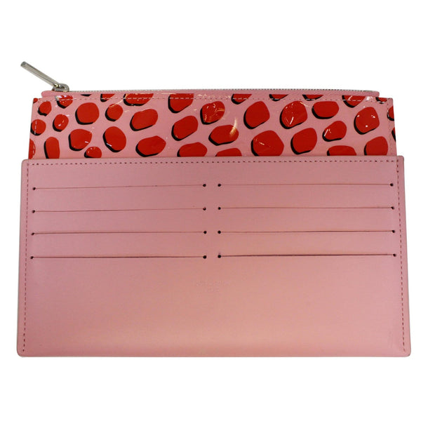 Louis Vuitton Vernis Jungle Dots Insert Wallet - Pink 