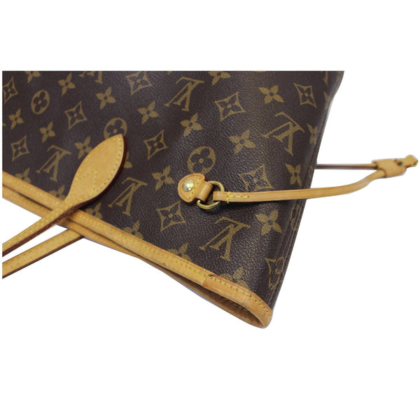 Louis Vuitton Neverfull MM - Lv Monogram Canvas Tote Bag - corner