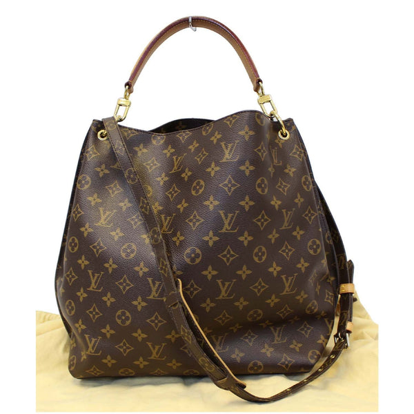 LOUIS VUITTON Metis Hobo Monogram Canvas Shoulder Bag Brown