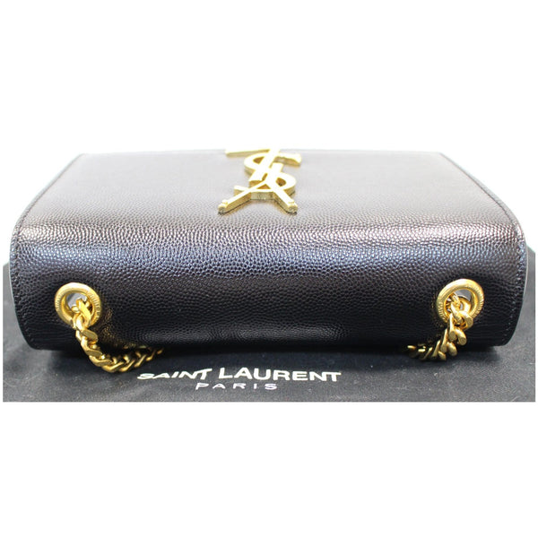 YVES SAINT LAURENT Kate Small Grain De Poudre Crossbody Bag Black