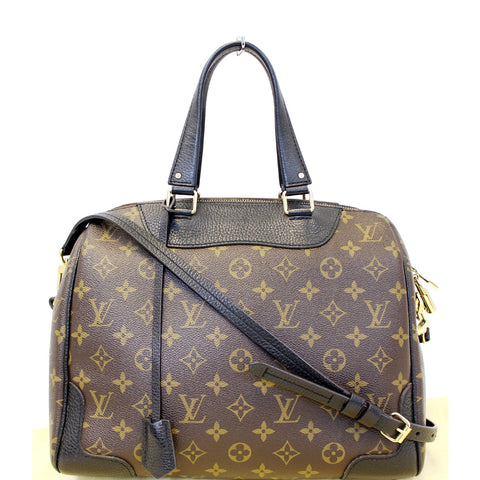 LOUIS VUITTON Retiro NM Monogram Canvas Shoulder Bag Noir