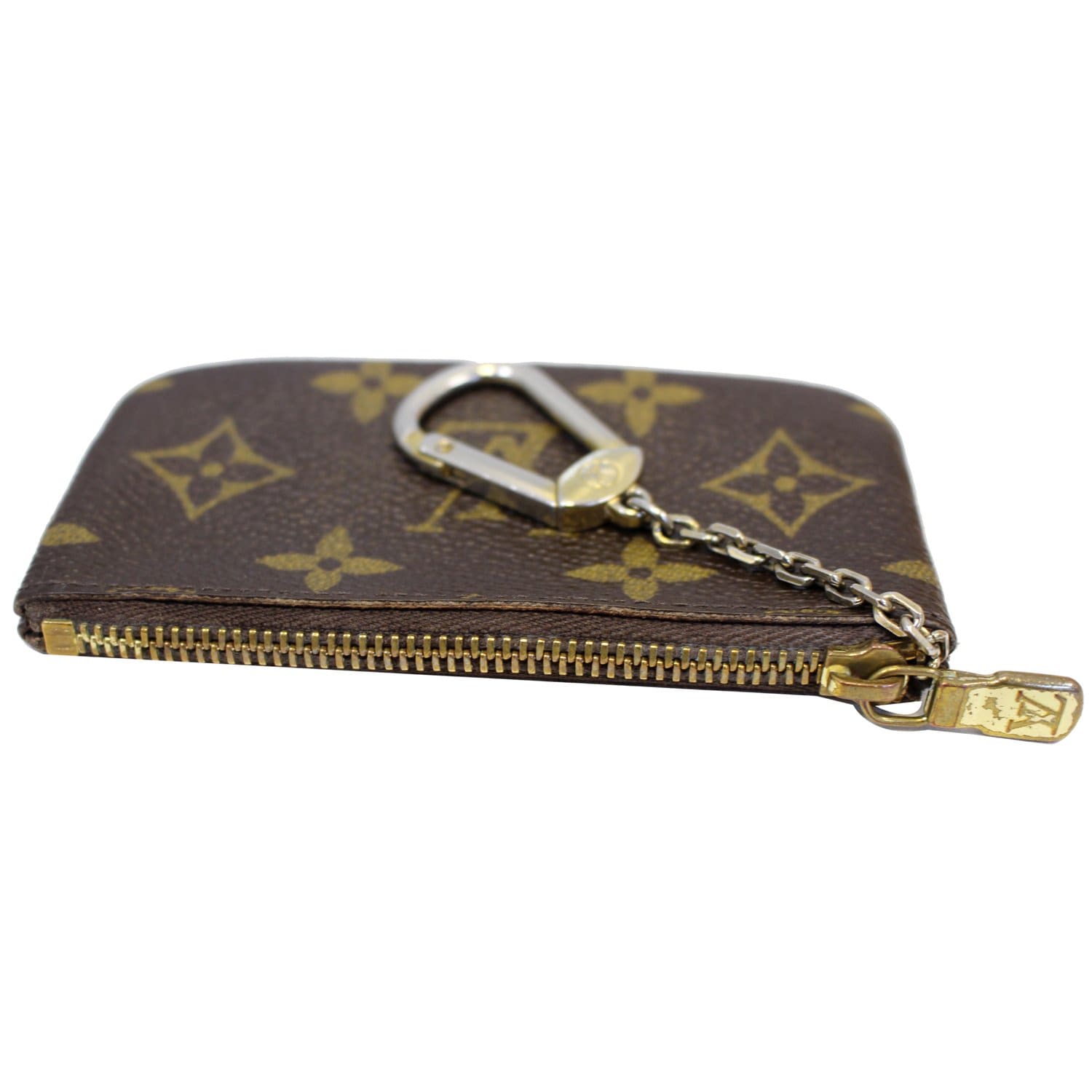 Louis Vuitton Monogram Pochette Cles Key Pouch 4LZ1102 For Sale at 1stDibs   louis vuitton monogram key pouch, louis vuitton coin pouch, louis vuitton  key pouch monogram