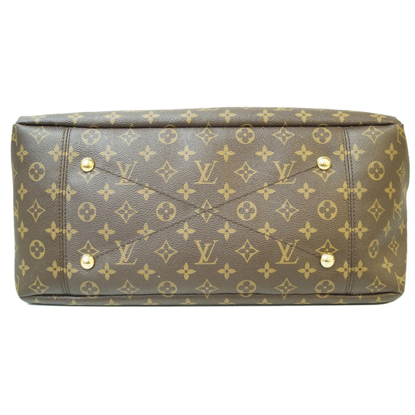 LOUIS VUITTON Artsy MM Monogram Canvas Shoulder Bag Brown