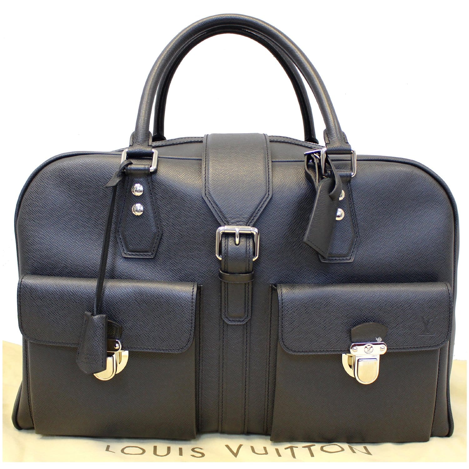 Unboxing Louis Vuitton Collection Roman PM Taiga Leather Ardoise 