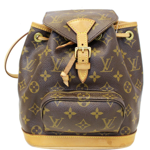 LOUIS VUITTON Mini Montsouris Monogram Canvas Backpack Bag