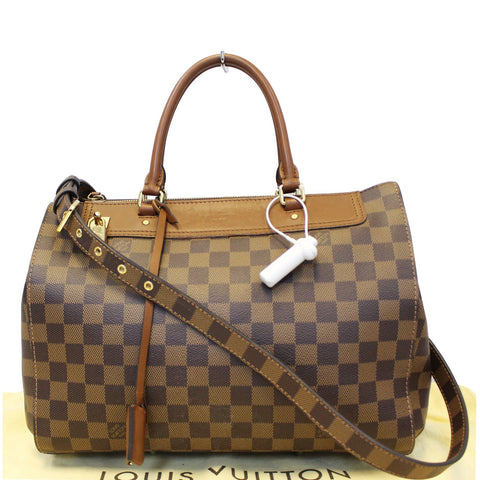 LOUIS VUITTON Greenwich Damier Ebene Shoulder Handbag