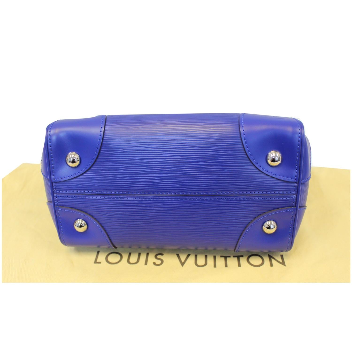 Louis Vuitton Blue Epi Leather Small Ring Agenda PM Diary Cover 863306