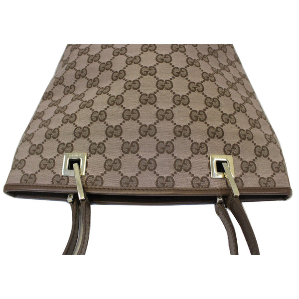 Gucci GG Canvas Tote Bag Brown - Gucci Handbags - leather