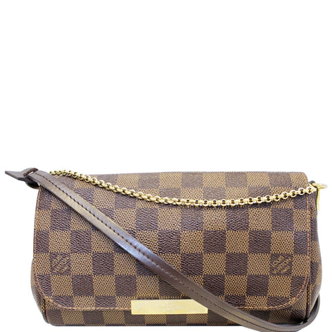 LOUIS VUITTON Favorite PM Damier Ebene Shoulder Crossbody Bag