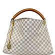 LOUIS VUITTON Artsy MM Damier Azur White Shoulder Bag